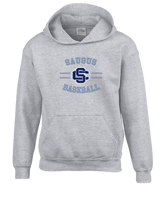 Saugus HS Baseball Curve - Cotton Hoodie