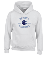 Saugus HS Baseball Curve - Cotton Hoodie