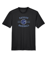 Saugus HS Baseball Curve - Youth Performance T-Shirt