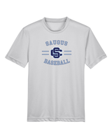 Saugus HS Baseball Curve - Youth Performance T-Shirt
