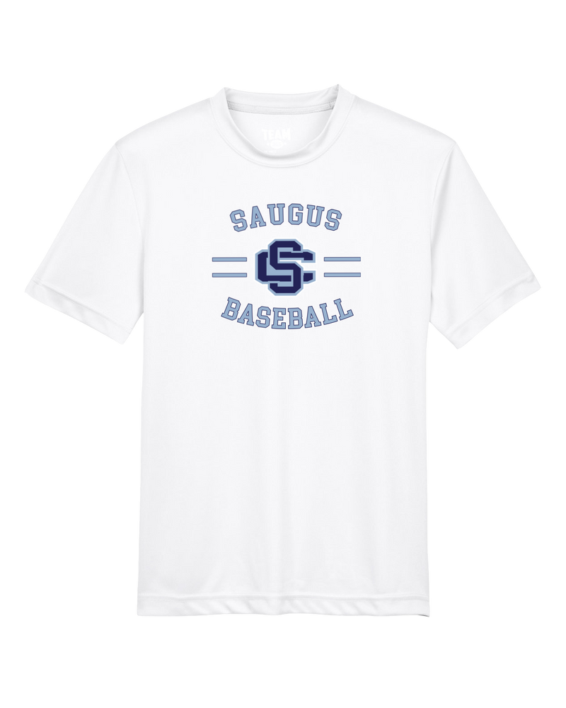 Saugus HS Baseball Curve - Youth Performance T-Shirt