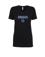Saugus HS Baseball Keen - Womens V-Neck