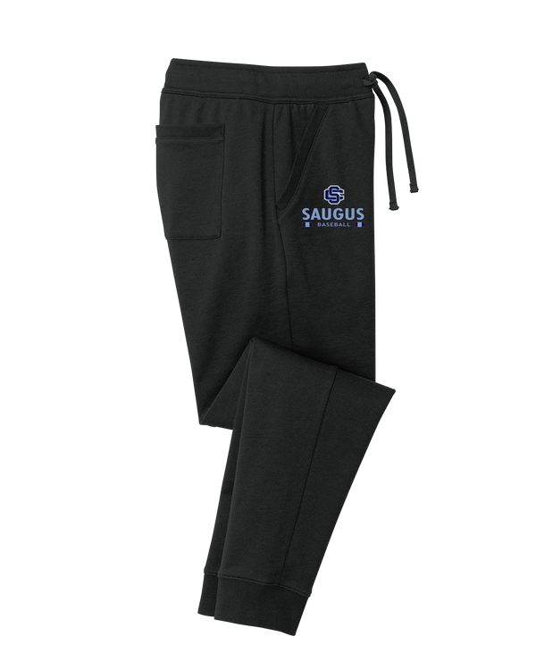 Saugus HS Baseball Stacked - Cotton Joggers
