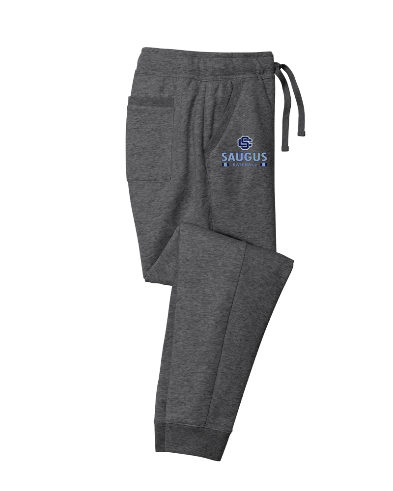 Saugus HS Baseball Stacked - Cotton Joggers