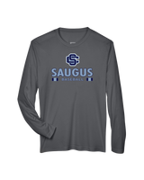 Saugus HS Baseball Stacked - Performance Long Sleeve