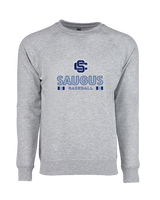 Saugus HS Baseball Stacked - Crewneck Sweatshirt