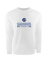 Saugus HS Baseball Stacked - Crewneck Sweatshirt