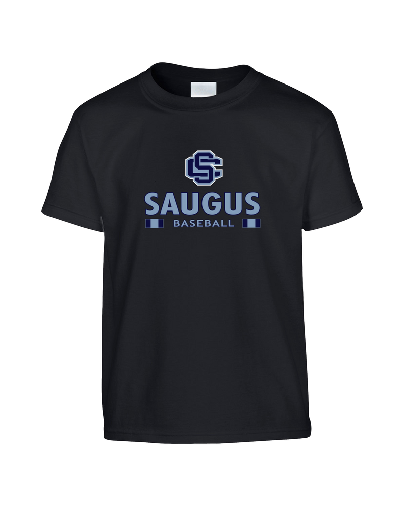 Saugus HS Baseball Stacked - Youth T-Shirt