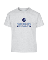 Saugus HS Baseball Stacked - Youth T-Shirt