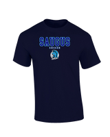 Saugus HS Boys Soccer Block - Cotton T-Shirt