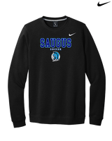 Saugus HS Boys Soccer Block - Mens Nike Crewneck