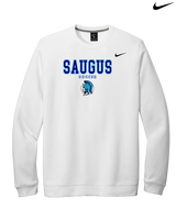 Saugus HS Boys Soccer Block - Mens Nike Crewneck