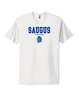 Saugus HS Boys Soccer Block - Mens Select Cotton T-Shirt