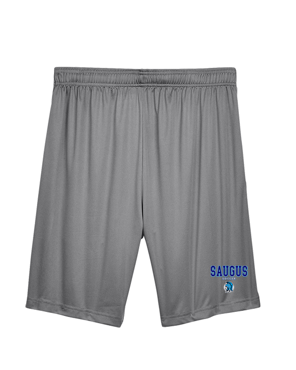 Saugus HS Boys Soccer Block - Mens Training Shorts with Pockets