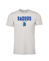 Saugus HS Boys Soccer Block - Tri-Blend Shirt