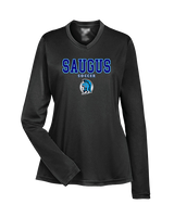 Saugus HS Boys Soccer Block - Womens Performance Longsleeve