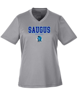 Saugus HS Boys Soccer Block - Womens Performance Shirt