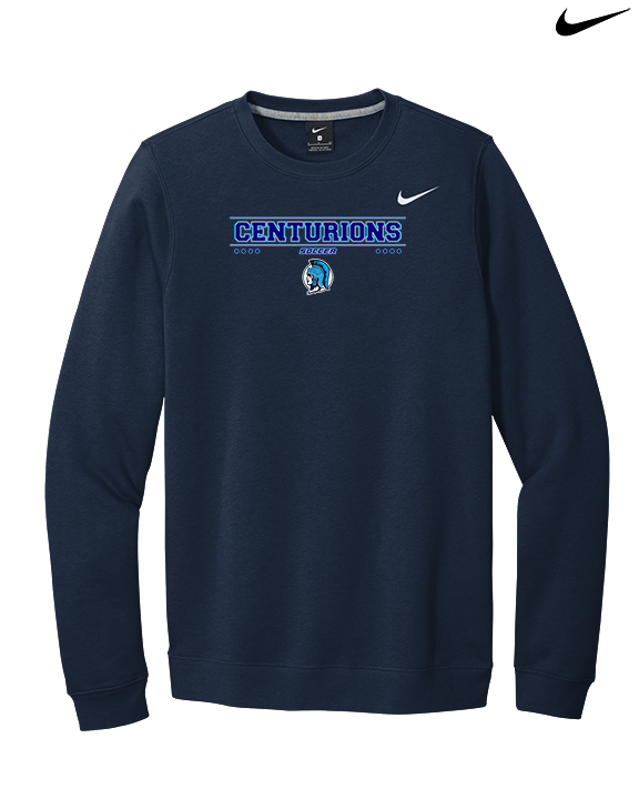 Saugus HS Boys Soccer Border - Mens Nike Crewneck