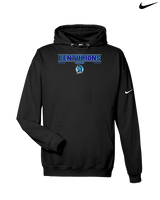 Saugus HS Boys Soccer Border - Nike Club Fleece Hoodie