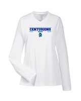 Saugus HS Boys Soccer Border - Womens Performance Longsleeve