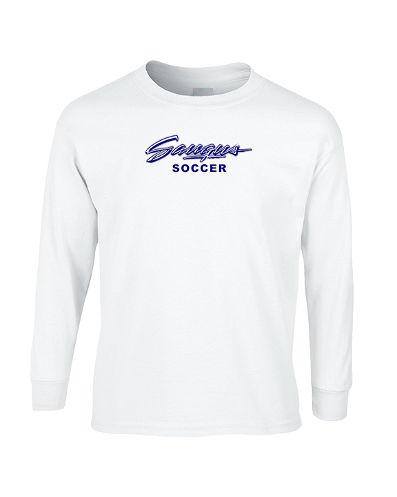 Saugus HS Boys Soccer Logo - Cotton Longsleeve