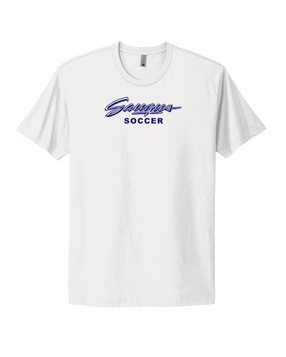 Saugus HS Boys Soccer Logo - Mens Select Cotton T-Shirt