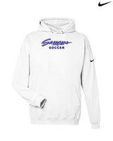 Saugus HS Boys Soccer Logo - Nike Club Fleece Hoodie