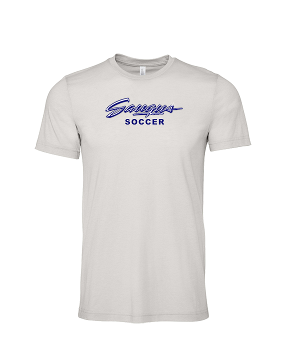 Saugus HS Boys Soccer Logo - Tri-Blend Shirt
