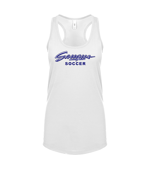 Saugus HS Boys Soccer Logo - Womens Tank Top