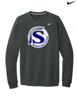 Saugus HS Boys Soccer Logo S - Mens Nike Crewneck