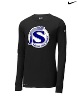 Saugus HS Boys Soccer Logo S - Mens Nike Longsleeve