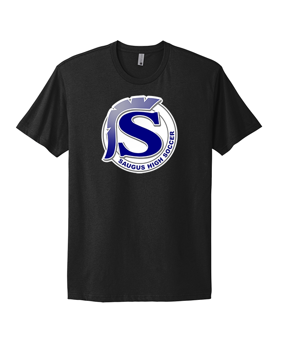 Saugus HS Boys Soccer Logo S - Mens Select Cotton T-Shirt