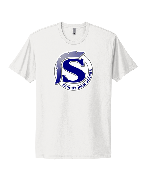 Saugus HS Boys Soccer Logo S - Mens Select Cotton T-Shirt