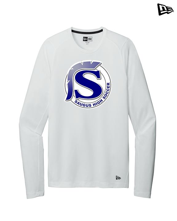 Saugus HS Boys Soccer Logo S - New Era Performance Long Sleeve