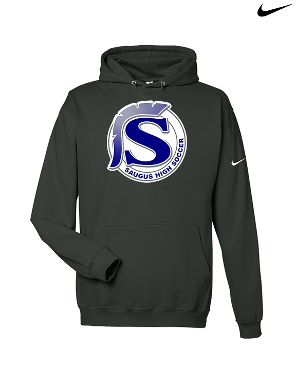 Saugus HS Boys Soccer Logo S - Nike Club Fleece Hoodie