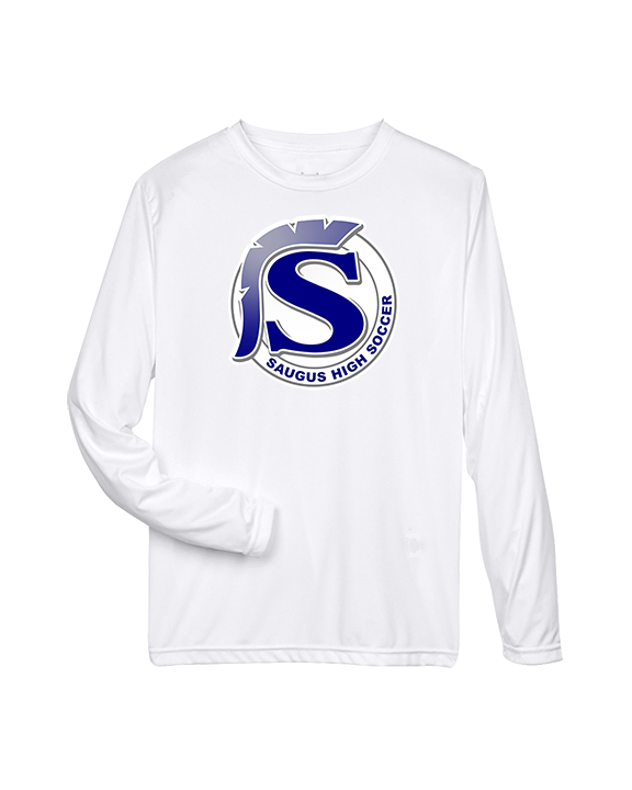 Saugus HS Boys Soccer Logo S - Performance Longsleeve
