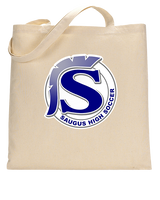Saugus HS Boys Soccer Logo S - Tote