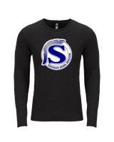 Saugus HS Boys Soccer Logo S - Tri-Blend Long Sleeve