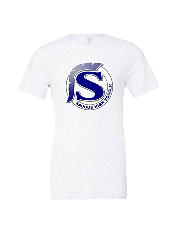 Saugus HS Boys Soccer Logo S - Tri-Blend Shirt