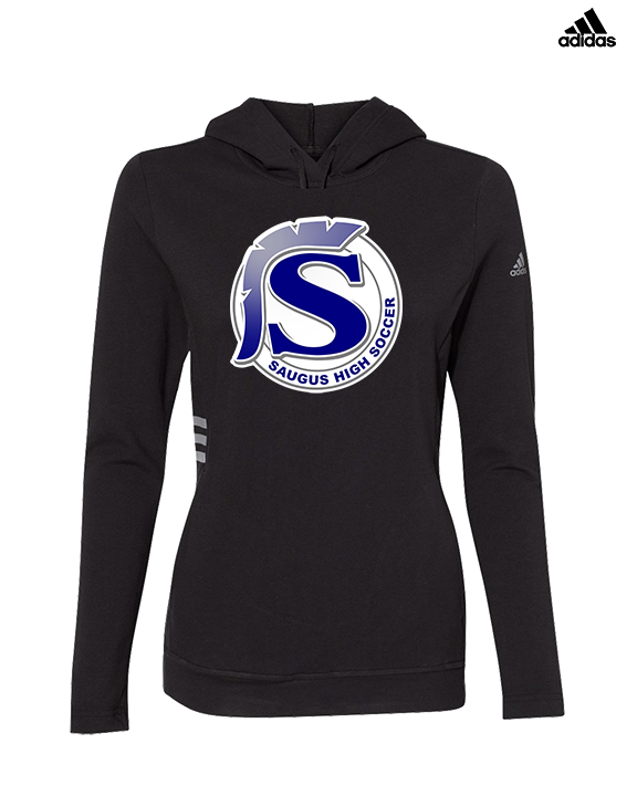 Saugus HS Boys Soccer Logo S - Womens Adidas Hoodie