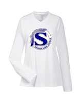 Saugus HS Boys Soccer Logo S - Womens Performance Longsleeve