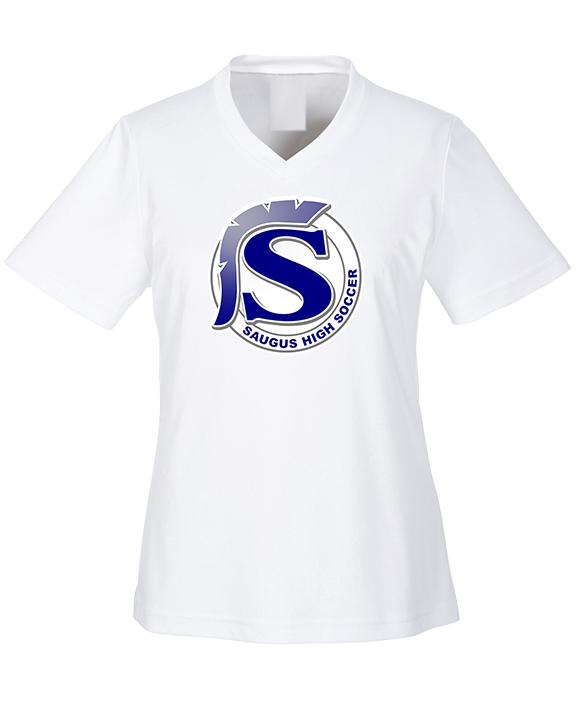Saugus HS Boys Soccer Logo S - Womens Performance Shirt