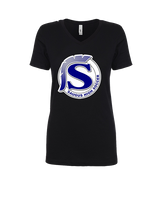 Saugus HS Boys Soccer Logo S - Womens Vneck