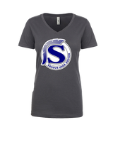 Saugus HS Boys Soccer Logo S - Womens Vneck