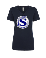 Saugus HS Boys Soccer Logo S - Womens Vneck