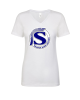 Saugus HS Boys Soccer Logo S - Womens Vneck