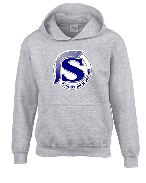 Saugus HS Boys Soccer Logo S - Youth Hoodie