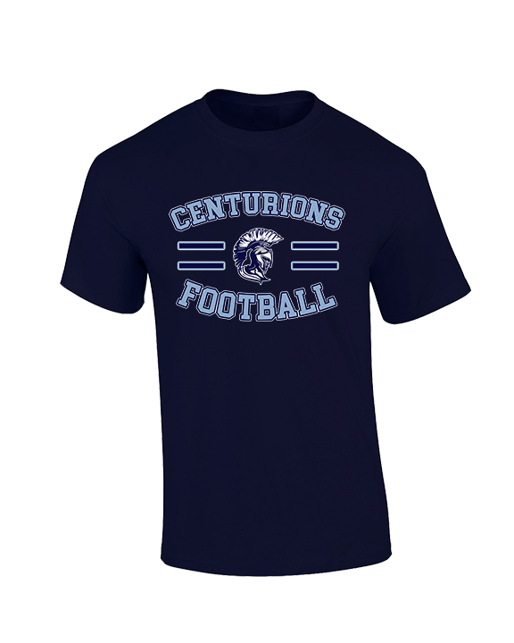 Saugus HS Football Curve - Cotton T-Shirt