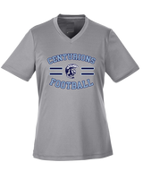 Saugus HS Football Curve - Womens Performance Shirt