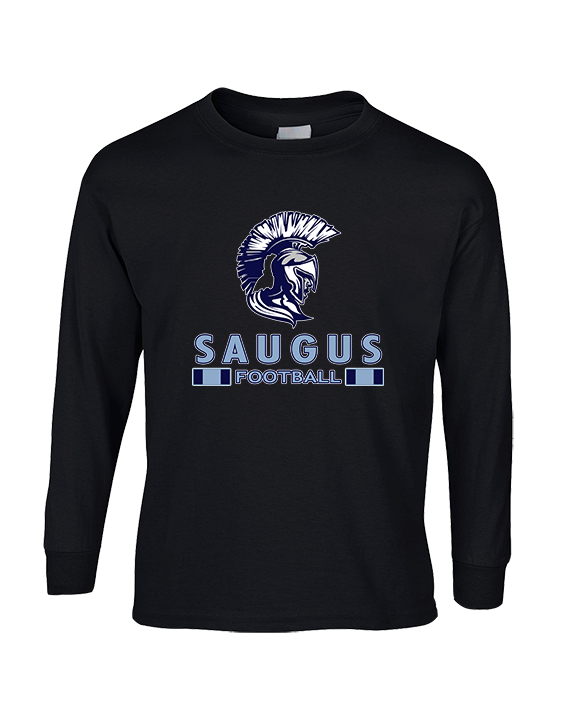 Saugus HS Football Stacked - Cotton Longsleeve
